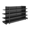 Buy cheap Four Side Metal Display Rack Shelf Supermarket Advertising Gondola Shelving from wholesalers