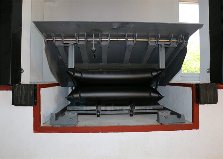 Steel Plate Frame Airbag Dock Leveler Lifting System Automatic Door