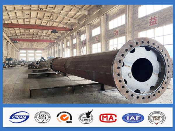 Buy cheap Galvanized Steel Suspension Pole Tensile Strain Angle Pole 35kv 110kv 220kv from wholesalers
