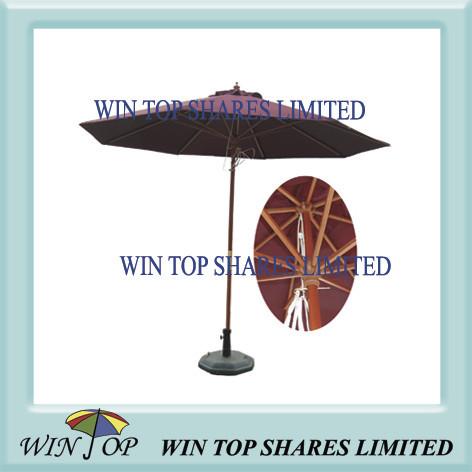Buy cheap 2.7m Wooden Pole Outdoor Patio Umbrella from wholesalers