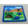 Buy cheap Garments Custom Embroidery Patches Cap Labels Velcro Merrowed Sew On from wholesalers