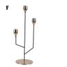 Buy cheap Anti Rust Nordic One Tier Gold Metal Candle Holders from wholesalers