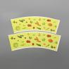 Buy cheap At Max 6 Colors PE Coated Paper Cup Fan 330gsm Customized Flexo Printing from wholesalers