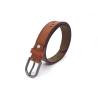 Buy cheap Hollow - Out Drop Shape Women's Fashion Leather Belts With Single Prong Buckle 110 CM Tan Color from wholesalers