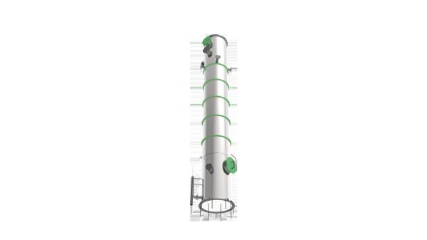 Buy cheap Vertical 8800mm Length 2000kg Shell Tube Condenser from wholesalers