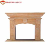 Buy cheap Popular Design Rose Marble Fireplace Surround For Home Decoration product