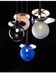 Round pendant light Design Colorful glass ball light dining room child room