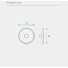 Buy cheap Black Plastic Screw Covers 12mm Diameter Long Lasting Stability For RTA Furniture from wholesalers