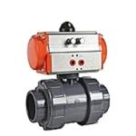 DN50 UPVC Electric Ball Valve AC220V Electric Motor Operated Valve