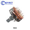 Buy cheap 2pcs RS25 Potentiometer Rotary Switch 2*5 Files 10000 Cycels from wholesalers