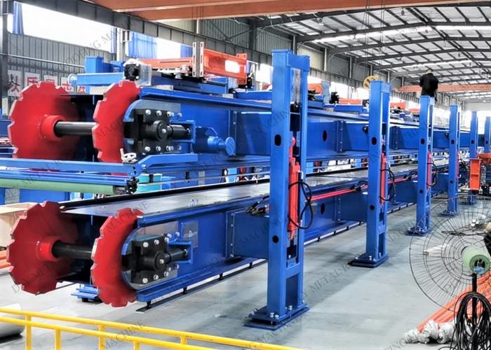 PLC Pu Panel Machine 8m Continuous Pu Sandwich Panel Production Line
