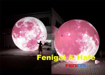 3 To 6m Helium Filled Illuminated Event Lighting Balloon For Saudi Arabia