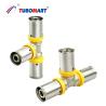 Buy cheap Durable Plumbing Push To Connect Tube Fittings Nickel Plated Brass Press Fittings from wholesalers