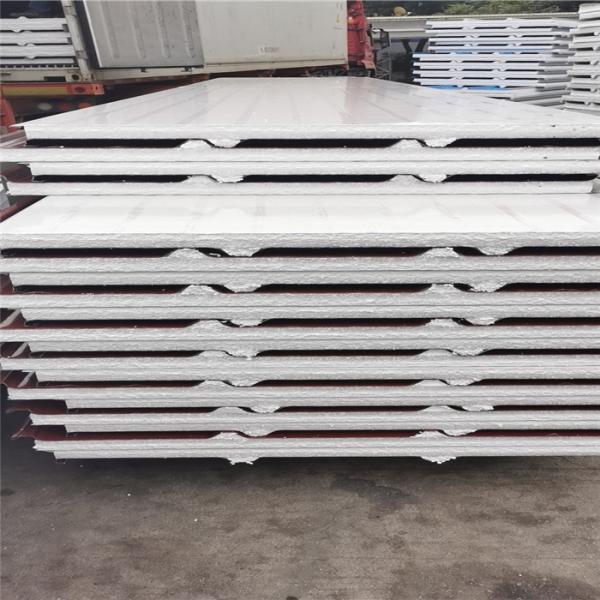 Buy cheap light weight 1050 -50-326mm eps sandwich roof panel for K type prefabricated house from wholesalers