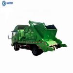 116hp HOWO 4x2 Diesel 3cbm Swing Arm Garbage Special Purpose Truck