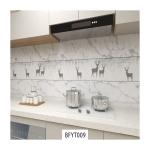 Modern Design Self-Adhesive Aluminum Foil Wallpaper for Kitchen Waterproof and
