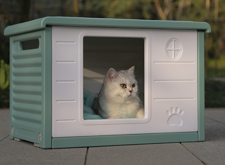 outdoor cat cave