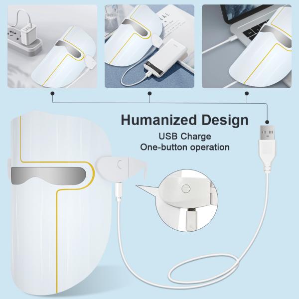 Buy cheap Photon LED Light Therapy Mask 3 Colors Wireless Infrared Face Mask from wholesalers