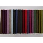 Polyester Printed Textile Fabric Imitation Flax Seater Warp Knitted 380gsm
