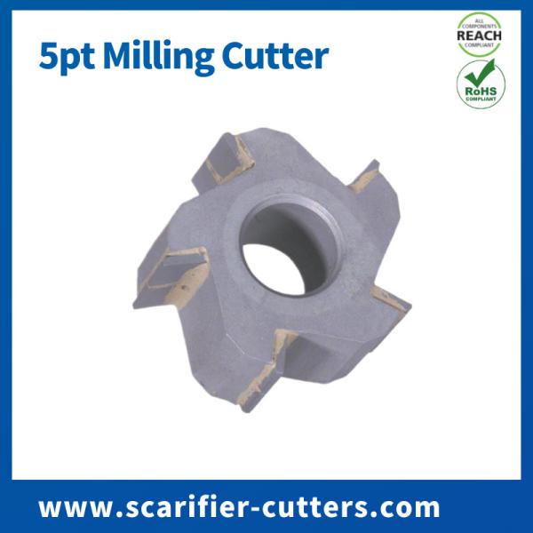 Buy cheap Drum / Shaft 5pt Milling Cutters For Electric Powered Scarifier Abrasives & Replacement Parts from wholesalers