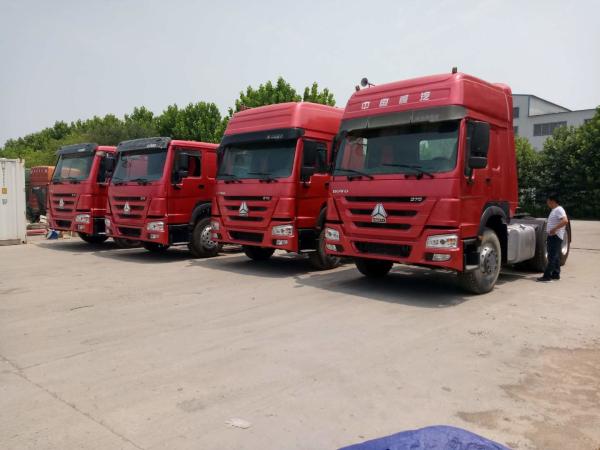 6x4 Trailer Head Truck , HOWO Prime Mover Trailer Left / Right Hand Driving
