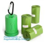 Disposable Plastic Thin bags Customized Colors Baby Nappy Sack, pla packaging