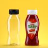 Buy cheap PETG Clear Ketchup Plastic Seasoning Bottles ODM 450ml from wholesalers