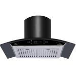 Buy cheap Commercial Glass Arc Chimney Range Hood Stainless Steel Wall Mounted from wholesalers