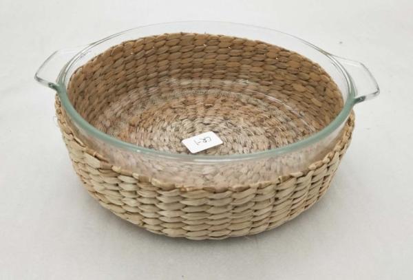 Buy cheap Best selling Seagrass bottle carrier Wicker detox bottle holder Seagrass glass cup holders from wholesalers