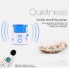 Buy cheap 600ml capacity food frade material rechargeable dental water flosser with 10 mode pressure control from wholesalers