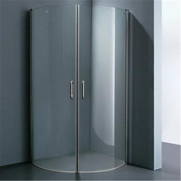 Buy cheap Curved Shower Tempered Glass Door Frameless 12mm For Decoration from wholesalers