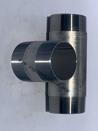 Buy cheap Anti Rust Stainless Steel Pipe Nipple 3/4" X6" Corrosion Resistant from wholesalers