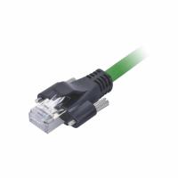 Buy cheap Green PVC RJ45 Patch Cord Locking Screw 1.5A Cat5e Ethernet Patch Cable product