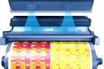 15000 Sheets / Hour Machine Vision Inspection Systems , Narrow Web Inspection