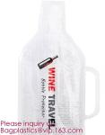 Reusable Wine Bottle Protector, Air Bubble Cushion, Travel Sleeve Case, Leak
