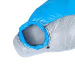 Nylon Waterproof Sleeping Bag , 1000g Duck Down Filling Winter Mummy Sleeping
