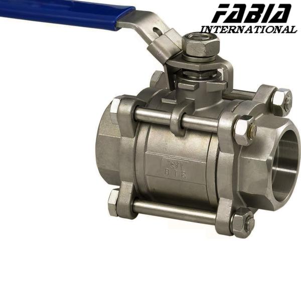 Buy cheap Manual High Pressure Three Piece Ball Valve from wholesalers