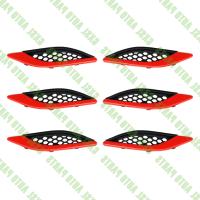 Buy cheap For Maserati Ghibli Red Left Right Side Fender Air Outlet Vent Cover Strip Kit product