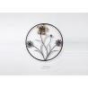 Buy cheap Customized Living Room Floral Bronze Wall Art Decor from wholesalers