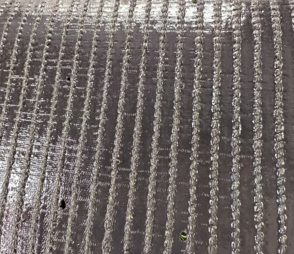 4x25m PU Backing Artificial Football Pitches With Dtex 8000-15000 And Diamond Shape Yarn