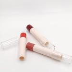 Fancy Round Lip Stick Tubes Plastic Lip Balm Container Private Label Slim