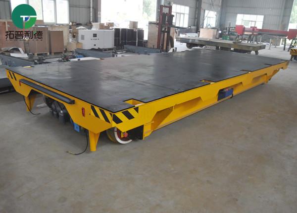 Buy cheap Cast Steel Wheel Handling 60t Metal Plate Railway Guided Transfer Cart from wholesalers