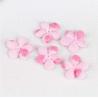 Buy cheap Pink Flush Flower Padded Appliques Embellishment Applique Crafts Size 20 mm from wholesalers