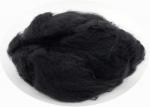 Nonwoven Black Regenerated Polyester Fiber Good Elongation Rate Low Defects