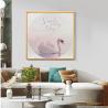 Buy cheap Custom Luxury Home Decor White Swan Relief Painting Oil Painting Wall Art Decoration Relief Artwork Paintings On Canvas from wholesalers