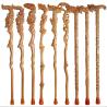 Buy cheap Handicraft 90cm Wooden Hand Carved Walking Sticks from wholesalers