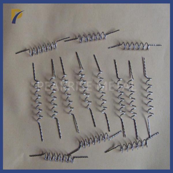 99.95% Tungsten Products Twisting Thoriated Tungsten Wire For Vacuum Coating