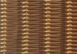 Copper Color Flexible Metal Mesh Fabric Stainless Steel For Wall Coverings