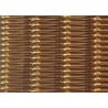Buy cheap 12m Architectural Woven Flexible Metal Mesh Fabric Free Oil 1.55mm Rod Pitch from wholesalers