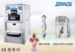 Small 3 Flavor Commercial Ice Cream Maker , Ice Cream Frozen Yogurt Making